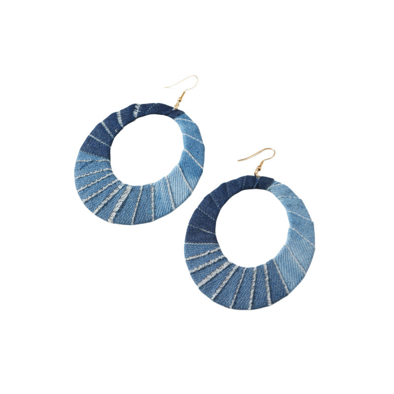 Wholesale 10pcs Western cowboy style casual fashion exaggerated earrings